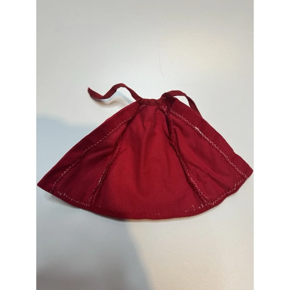 Vintage Red Corduroy Bolero Jacket - Barbie‎ Doll Clothes